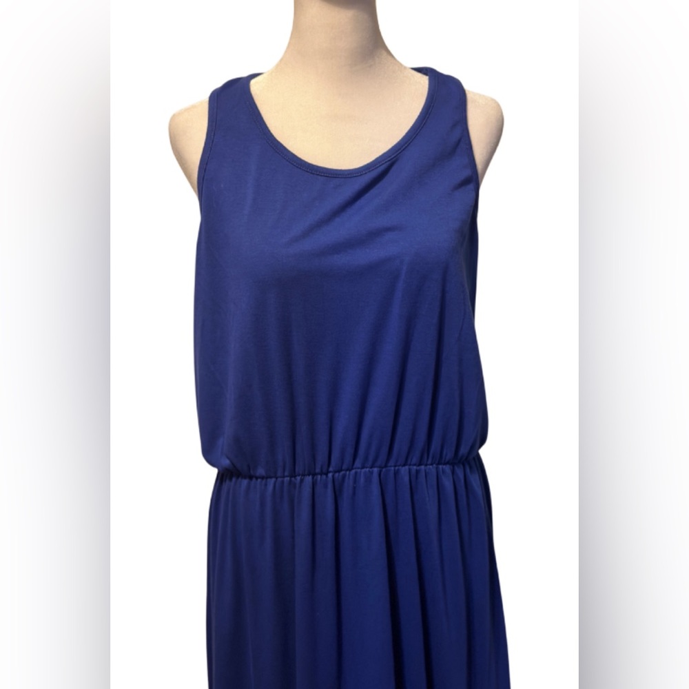Royal Blue Sleeveless Maxi Dress